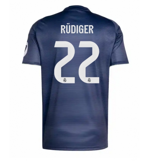 Real Madrid Antonio Rudiger #22 Bortatröja 2025-26 Kortärmad Real Madrid Antonio Rudiger #22 Bortatröja 2025-26 Kortärmad