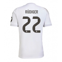Real Madrid Antonio Rudiger #22 Hemmatröja 2025-26 Kortärmad