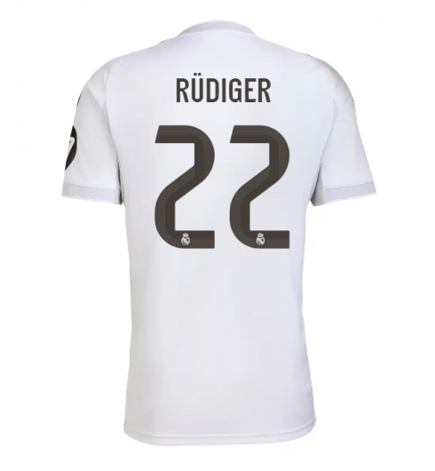 Real Madrid Antonio Rudiger #22 Hemmatröja 2025-26 Kortärmad Real Madrid Antonio Rudiger #22 Hemmatröja 2025-26 Kortärmad