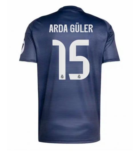 Real Madrid Arda Guler #15 Bortatröja 2025-26 Kortärmad Real Madrid Arda Guler #15 Bortatröja 2025-26 Kortärmad