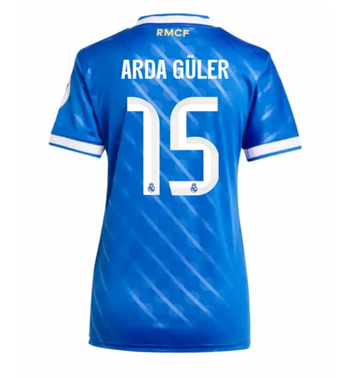 Real Madrid Arda Guler #15 Tredje Tröja 2025-26 Dam Kortärmad Real Madrid Arda Guler #15 Tredje Tröja 2025-26 Dam Kortärmad