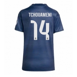 Real Madrid Aurelien Tchouameni #14 Bortatröja 2025-26 Dam Kortärmad
