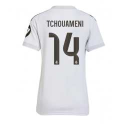 Real Madrid Aurelien Tchouameni #14 Hemmatröja 2025-26 Dam Kortärmad
