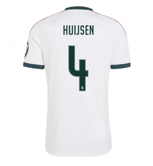 Real Madrid Dean Huijsen #4 Hemmatröja 2026-27 Kortärmad Real Madrid Dean Huijsen #4 Hemmatröja 2026-27 Kortärmad
