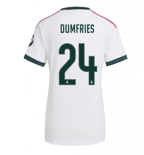 Real Madrid Denzel Dumfries #24 Hemmatröja 2026-27 Dam Kortärmad Real Madrid Denzel Dumfries #24 Hemmatröja 2026-27 Dam Kortärmad