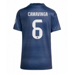 Real Madrid Eduardo Camavinga #6 Bortatröja 2025-26 Dam Kortärmad