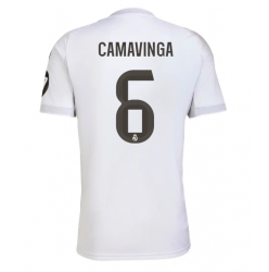 Real Madrid Eduardo Camavinga #6 Hemmatröja 2025-26 Kortärmad