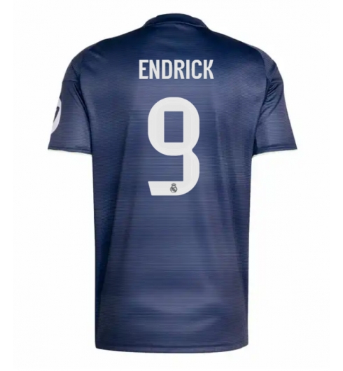 Real Madrid Endrick #9 Bortatröja 2025-26 Kortärmad Real Madrid Endrick #9 Bortatröja 2025-26 Kortärmad