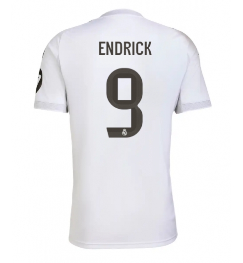 Real Madrid Endrick #9 Hemmatröja 2025-26 Kortärmad Real Madrid Endrick #9 Hemmatröja 2025-26 Kortärmad
