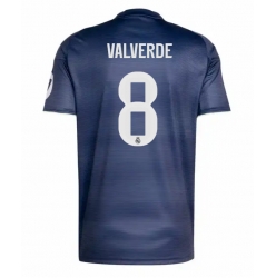 Real Madrid Federico Valverde #8 Bortatröja 2025-26 Kortärmad
