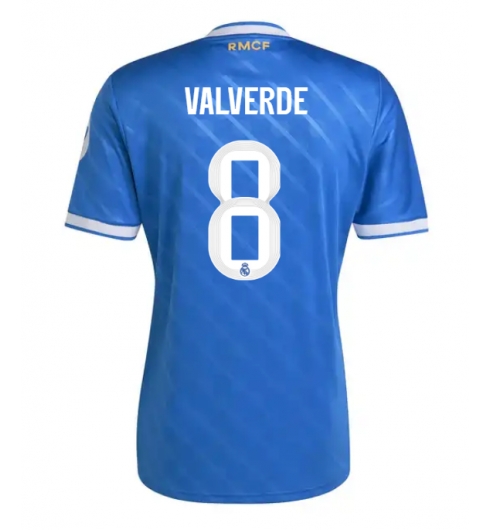 Real Madrid Federico Valverde #8 Tredje Tröja 2025-26 Kortärmad Real Madrid Federico Valverde #8 Tredje Tröja 2025-26 Kortärmad