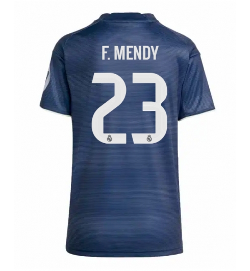 Real Madrid Ferland Mendy #23 Bortatröja 2025-26 Dam Kortärmad Real Madrid Ferland Mendy #23 Bortatröja 2025-26 Dam Kortärmad