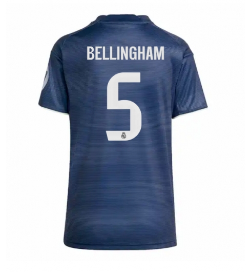 Real Madrid Jude Bellingham #5 Bortatröja 2025-26 Dam Kortärmad Real Madrid Jude Bellingham #5 Bortatröja 2025-26 Dam Kortärmad