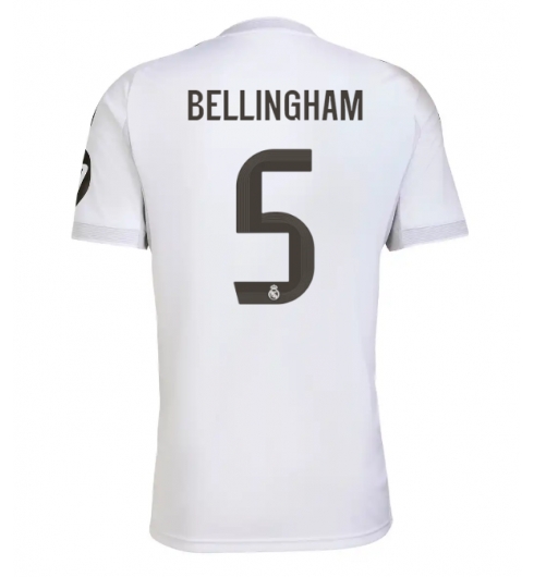Real Madrid Jude Bellingham #5 Hemmatröja 2025-26 Kortärmad Real Madrid Jude Bellingham #5 Hemmatröja 2025-26 Kortärmad