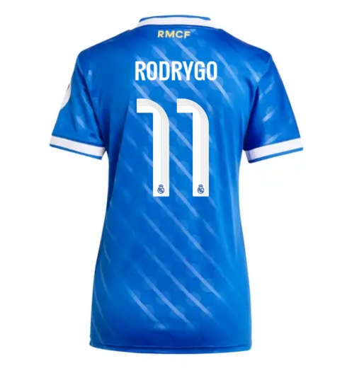 Real Madrid Rodrygo Goes #11 Tredje Tröja 2025-26 Dam Kortärmad Real Madrid Rodrygo Goes #11 Tredje Tröja 2025-26 Dam Kortärmad