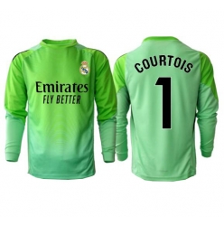 Real Madrid Thibaut Courtois #1 Målvakt Bortatröja 2025-26 Långärmad