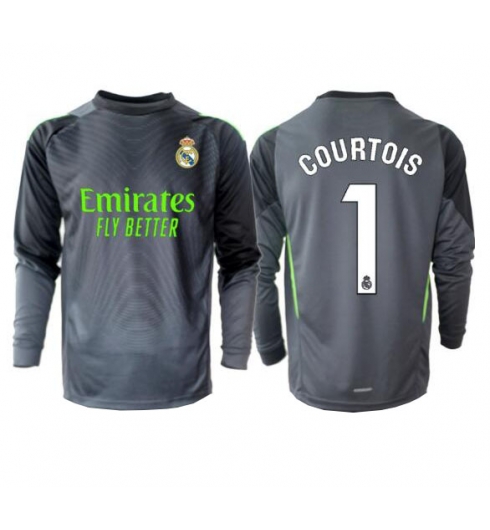 Real Madrid Thibaut Courtois #1 Målvakt Tredje Tröja 2025-26 Långärmad Real Madrid Thibaut Courtois #1 Målvakt Tredje Tröja 2025-26 Långärmad