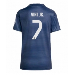 Real Madrid Vinicius Junior #7 Bortatröja 2025-26 Dam Kortärmad