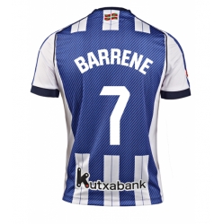 Real Sociedad Ander Barrenetxea #7 Hemmatröja 2025-26 Kortärmad