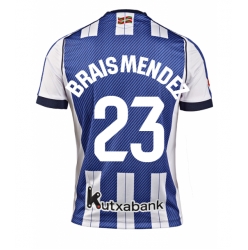 Real Sociedad Brais Mendez #23 Hemmatröja 2025-26 Kortärmad