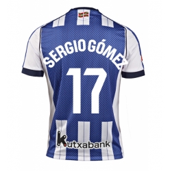 Real Sociedad Sergio Gomez #17 Hemmatröja 2025-26 Kortärmad