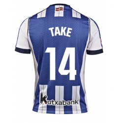 Real Sociedad Takefusa Kubo #14 Hemmatröja 2025-26 Kortärmad