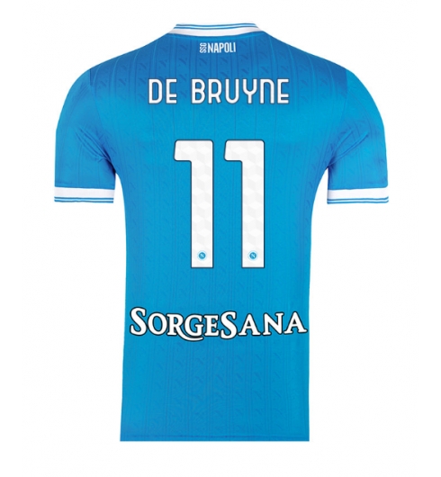 SSC Napoli Kevin De Bruyne #11 Hemmatröja 2025-26 Kortärmad SSC Napoli Kevin De Bruyne #11 Hemmatröja 2025-26 Kortärmad