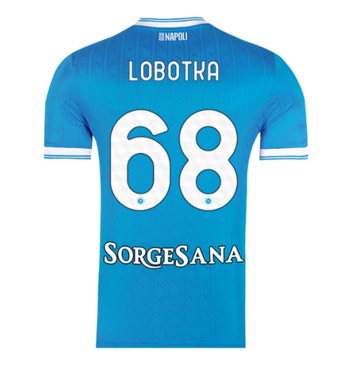 SSC Napoli Stanislav Lobotka #68 Hemmatröja 2025-26 Kortärmad SSC Napoli Stanislav Lobotka #68 Hemmatröja 2025-26 Kortärmad