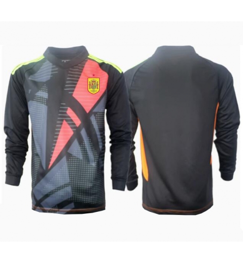 Spanien Målvakt Bortatröja EM 2024 Långärmad Spanien Målvakt Bortatröja EM 2024 Långärmad