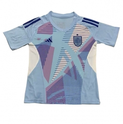 Spanien Målvakt Hemmatröja EM 2024 Kortärmad