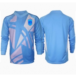 Spanien Målvakt Hemmatröja EM 2024 Långärmad