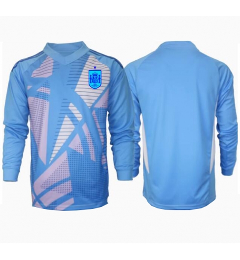 Spanien Målvakt Hemmatröja EM 2024 Långärmad Spanien Målvakt Hemmatröja EM 2024 Långärmad