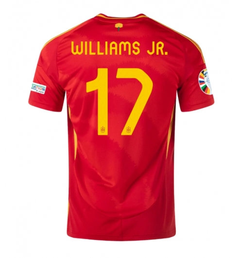 Spanien Nico Williams #17 Hemmatröja EM 2024 Kortärmad Spanien Nico Williams #17 Hemmatröja EM 2024 Kortärmad