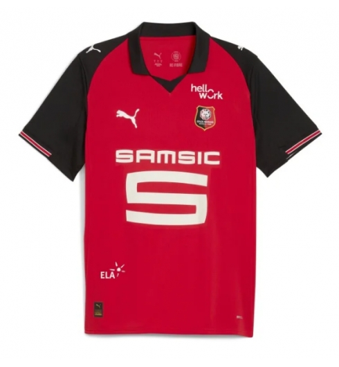 Stade Rennais Hemmatröja 2025-26 Kortärmad Stade Rennais Hemmatröja 2025-26 Kortärmad