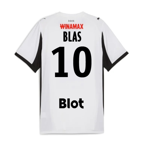 Stade Rennais Ludovic Blas #10 Bortatröja 2025-26 Kortärmad Stade Rennais Ludovic Blas #10 Bortatröja 2025-26 Kortärmad