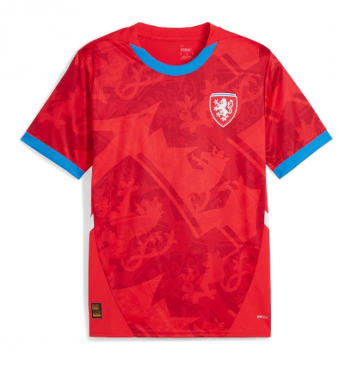 Tjeckien Hemmatröja EM 2024 Kortärmad Tjeckien Hemmatröja EM 2024 Kortärmad