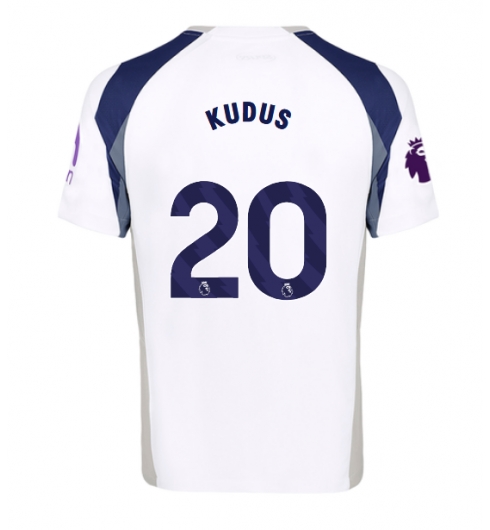Tottenham Hotspur Mohammed Kudus #20 Hemmatröja 2025-26 Kortärmad Tottenham Hotspur Mohammed Kudus #20 Hemmatröja 2025-26 Kortärmad