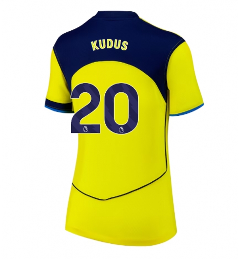 Tottenham Hotspur Mohammed Kudus #20 Tredje Tröja 2025-26 Dam Kortärmad Tottenham Hotspur Mohammed Kudus #20 Tredje Tröja 2025-26 Dam Kortärmad