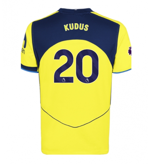 Tottenham Hotspur Mohammed Kudus #20 Tredje Tröja 2025-26 Kortärmad Tottenham Hotspur Mohammed Kudus #20 Tredje Tröja 2025-26 Kortärmad