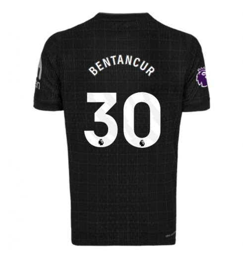 Tottenham Hotspur Rodrigo Bentancur #30 Bortatröja 2025-26 Kortärmad Tottenham Hotspur Rodrigo Bentancur #30 Bortatröja 2025-26 Kortärmad