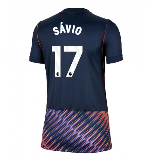 Tottenham Hotspur Savio #17 Bortatröja 2026-27 Dam Kortärmad Tottenham Hotspur Savio #17 Bortatröja 2026-27 Dam Kortärmad