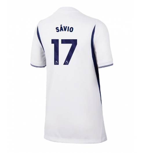 Tottenham Hotspur Savio #17 Hemmatröja 2026-27 Dam Kortärmad Tottenham Hotspur Savio #17 Hemmatröja 2026-27 Dam Kortärmad