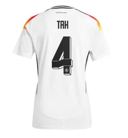 Tyskland Jonathan Tah #4 Hemmatröja EM 2024 Kortärmad Tyskland Jonathan Tah #4 Hemmatröja EM 2024 Kortärmad