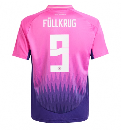 Tyskland Niclas Fullkrug #9 Bortatröja EM 2024 Kortärmad Tyskland Niclas Fullkrug #9 Bortatröja EM 2024 Kortärmad