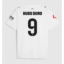 Valencia Hugo Duro #9 Hemmatröja 2025-26 Kortärmad